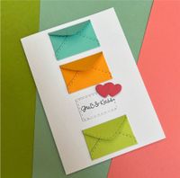 Handgemachte Grußkarte Valentinstag Liebe Freundschaft Hessen - Wölfersheim Vorschau