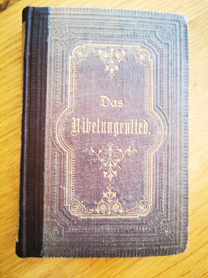 1875 Das Nibelungenlied altdeutsche Schrift antiquarisch Buch in Ramstein-Miesenbach