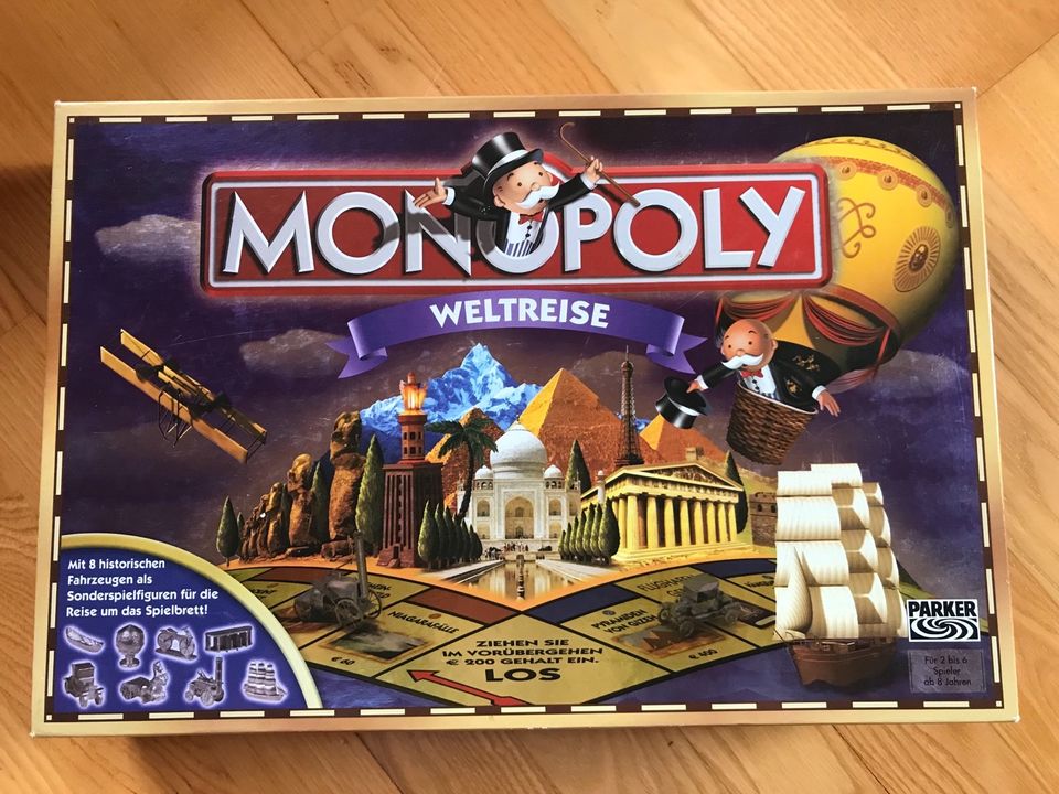 Monopoly Weltreise in Freiburg im Breisgau