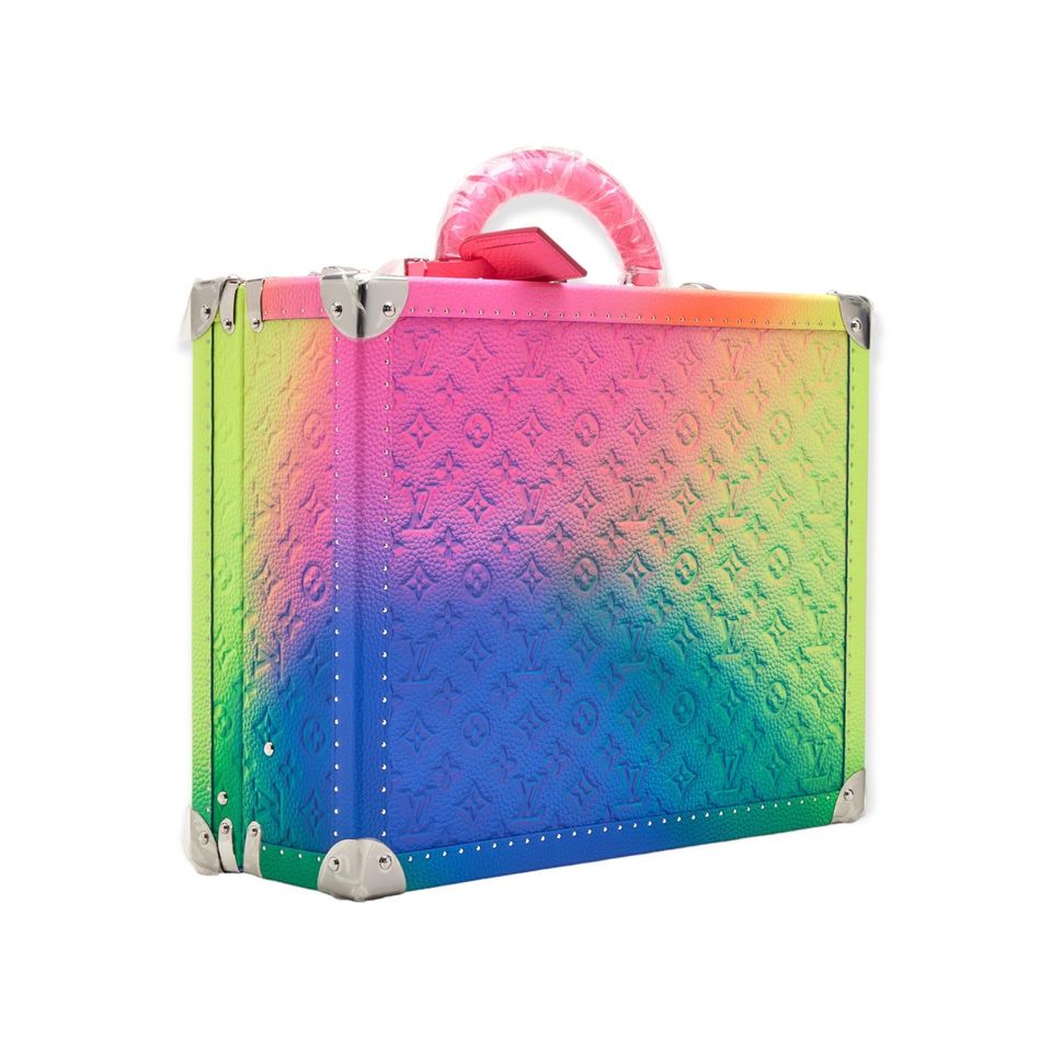 Louis Vuitton x Virgil Abloh Metallic Silver Mirror Monogram and Vachette  Cotteville 40, 2021, Handbags and Accessories, Luxury Collectibles