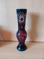 Vase aus Bleikristall handgeschliffen rubinrot Sachsen - Wachau Vorschau