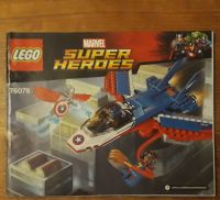 Lego Marvel Super Heroes Bauanleitung Nr. 76076, keine Legoteile! Thüringen - Grabfeld Vorschau