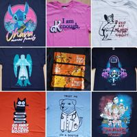 qwertee T-Shirt cat dog stitch gravity stranger squid adventure München - Bogenhausen Vorschau