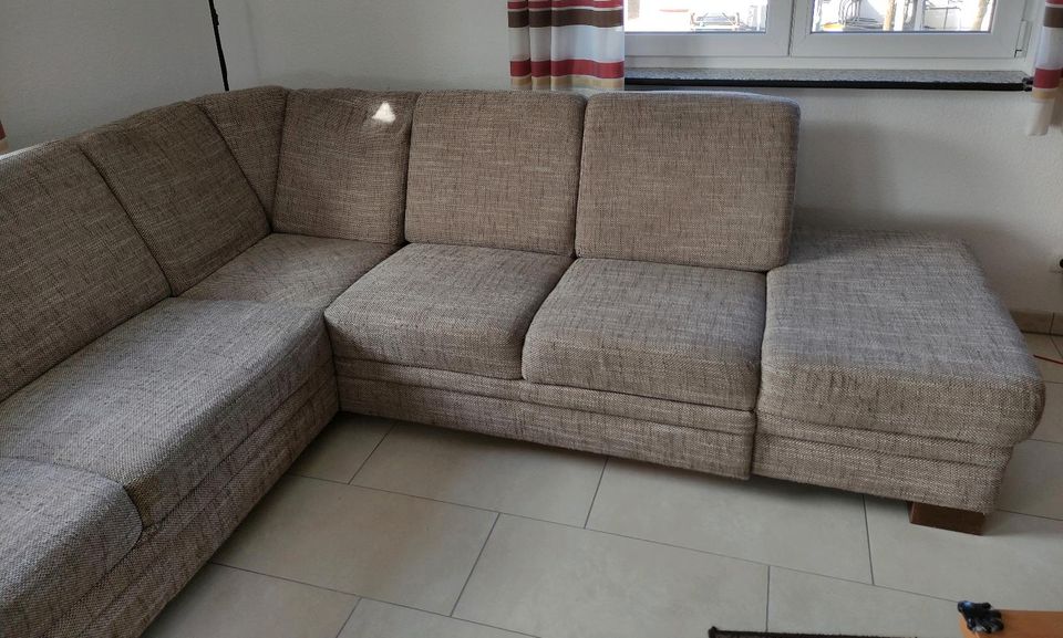 Große Couch Sofa Wohnlandschaft Schlafcouch 3,20 m x 2,70 m in Mintraching