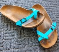 Birkenstock Piazza Graceful Pearl Riviera blau Lack Gr. 37 Niedersachsen - Lintig Vorschau
