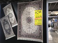 XXXLutz Ausstellungsstück Möbel Webteppich Isfahan crem Niedersachsen - Braunschweig Vorschau