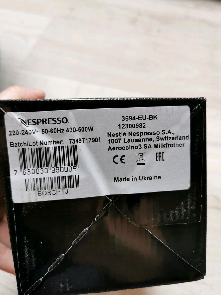 NEU! Nespresso Aeroccino Milchaufschäumer in Lübeck