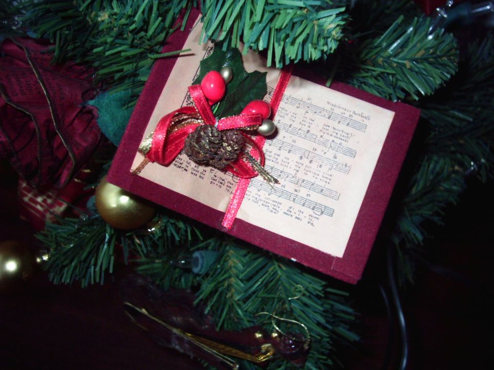 Tannenbaum mit Lichterkette in OVP in Niedernwöhren