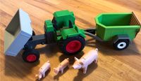 Playmobil Traktor mit Anhänger und 3 Schweinen Bayern - Mespelbrunn Vorschau