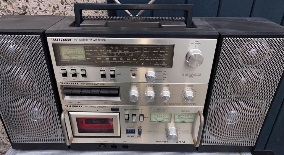 Telefunken HiFi Studio 1M Ghettoblaster Boombox Radio Kassette in Werder (Havel)