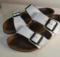 Birkenstock weiß Lack Schuhe Neustadt - Hohentor Vorschau