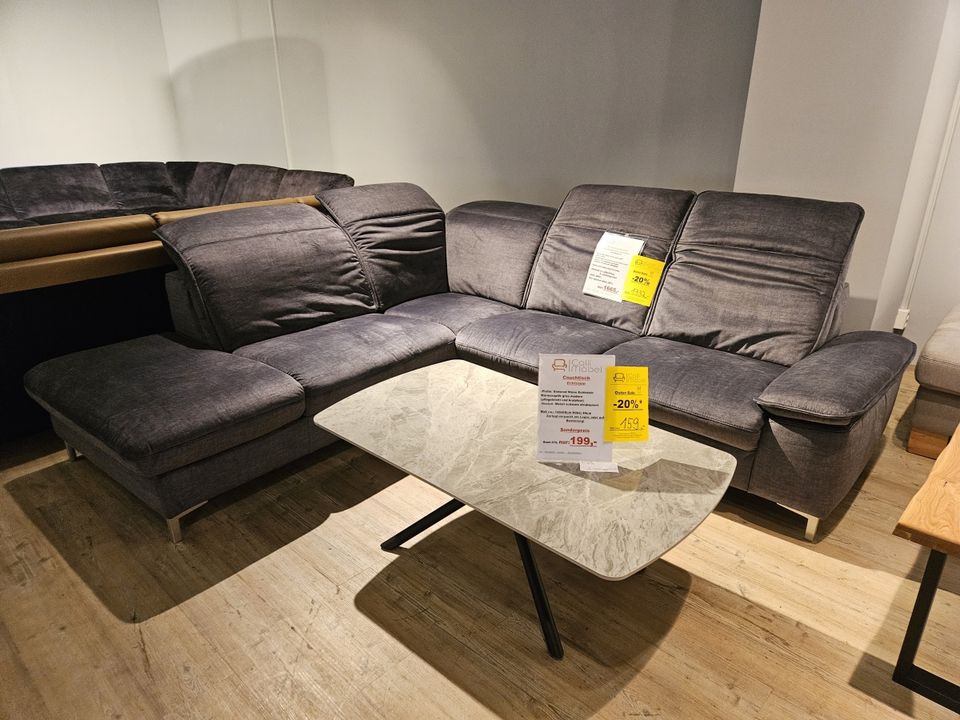 NEU Wohnlandschaft Couch Sofa 5x Kopfteilverstellung Staukasten % in Bocholt