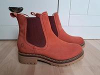 Neue Chelsea Boots gefüttert von Tamaris rot/orange Baden-Württemberg - Nürtingen Vorschau