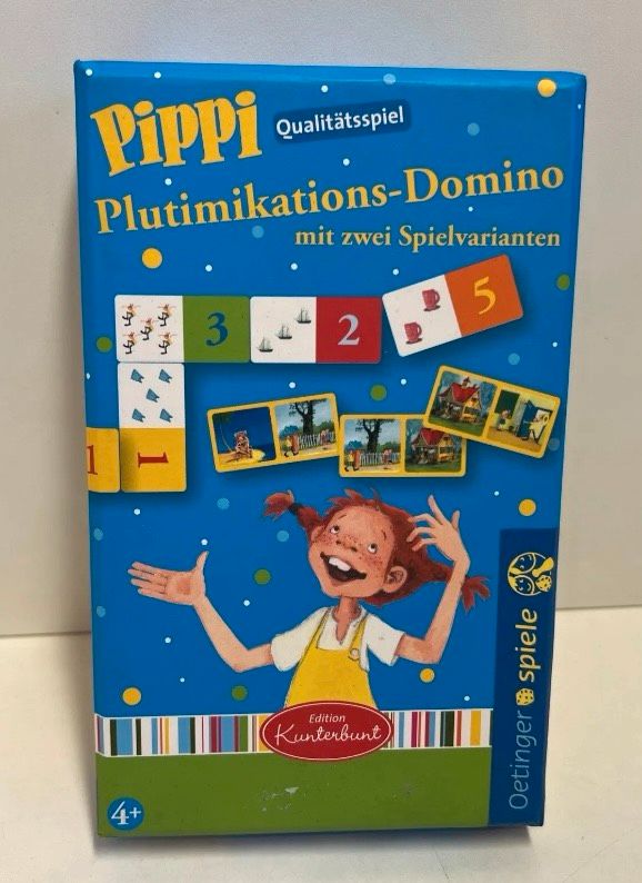 Pippi - Plutimikations-Domino mit zwei Spielvarianten Beidseitig in Eppingen