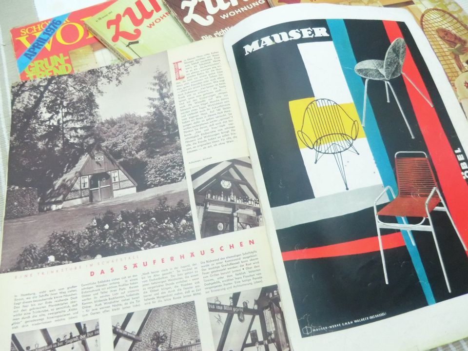 Vintage/Zeitschrift: Film und Frau/Architiktur 1957 in Kirchbarkau