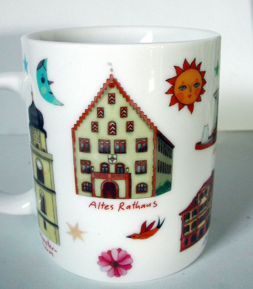 Andenken Bad Mergentheim Aschenbecher Vase Tasse Brett 3 x Buch in Bad Mergentheim