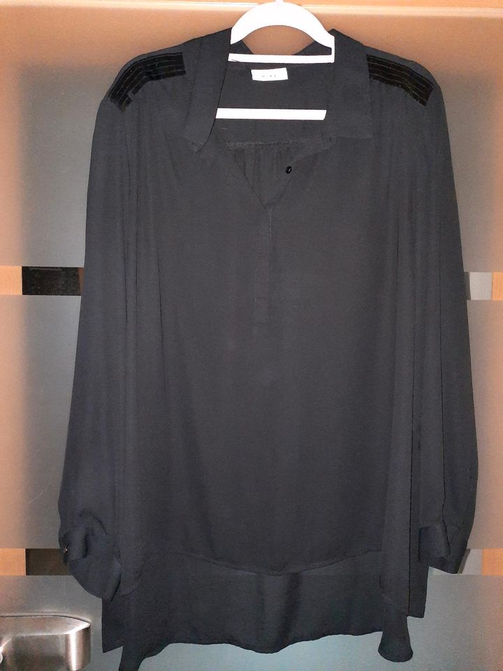 leicht schwarz transparente Bluse YESSICA 56/58 in Rheine