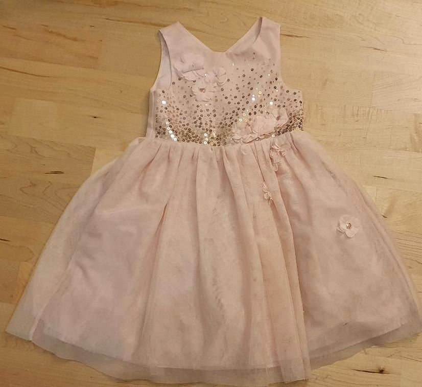 Feenkleid Karneval Kostüm Prinzessin rosa H&M 104 in Walzbachtal