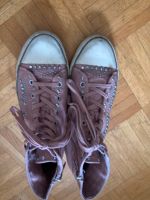 Ash Sneakers rosé mit Nieten/Schmucksteinchen Leder Gr. 41 München - Schwabing-West Vorschau