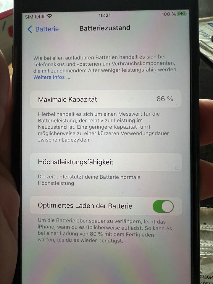 iPhone 8 Plus 128 GB Space Gray in Sulzbach-Rosenberg