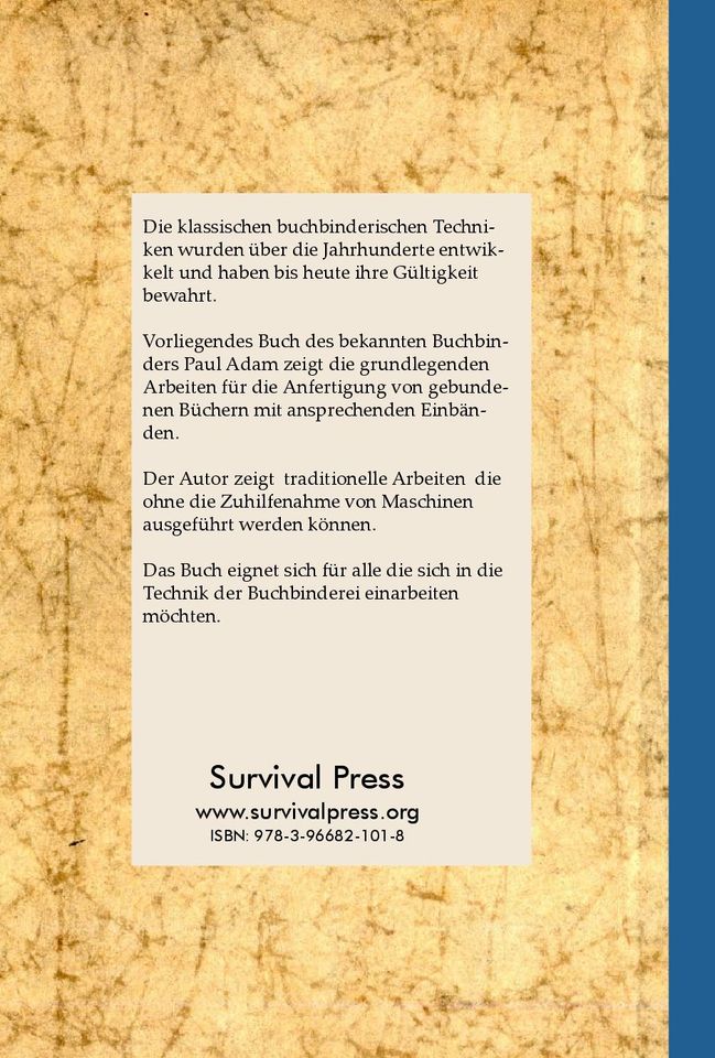 Buchbinden Buchbinderei Bücher binden Anleitung Buch 12€* in Obermarchtal