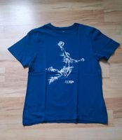 Shirt T-Shirt Sportshirt Basketball Handball blau Gr. 158 / 164 Sachsen-Anhalt - Halle Vorschau