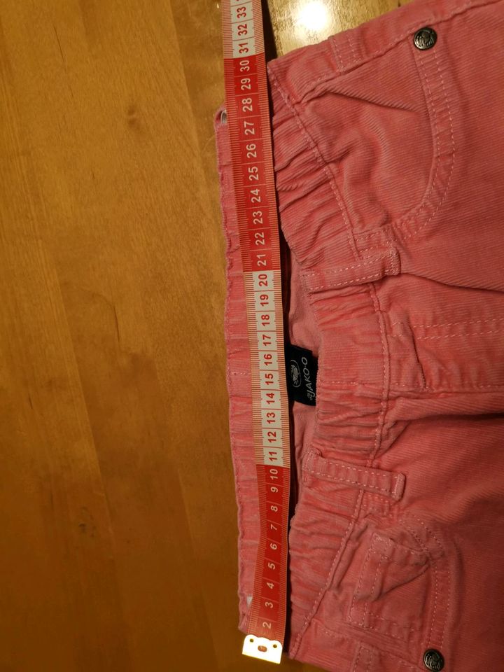 Jako o Shirts Gr. 128/134, Cordhose Gr. 134 rosa in Pförring