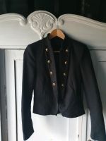 Coole Jacke von Zara Vintage schwarz Gold M Brandenburg - Erkner Vorschau