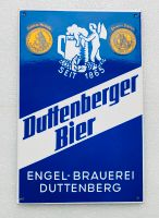 ‼️ EMAILSCHILD Duttenberger Bier Emailleschild um 1950 Saarland - Schiffweiler Vorschau