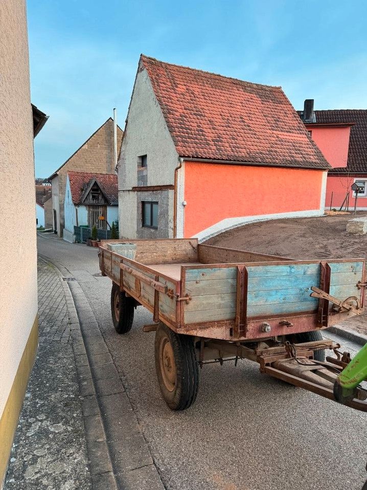 Anhänger für Traktor-Gummiwagen-Ackerwagen in Mitteleschenbach