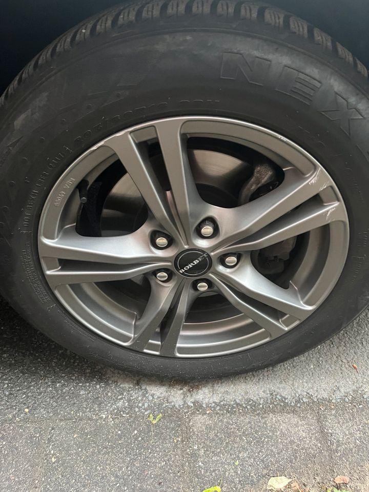 4 Borbet Alufelgen 16 Zoll mit Winterreifen 205/60 R16 in Rheinberg