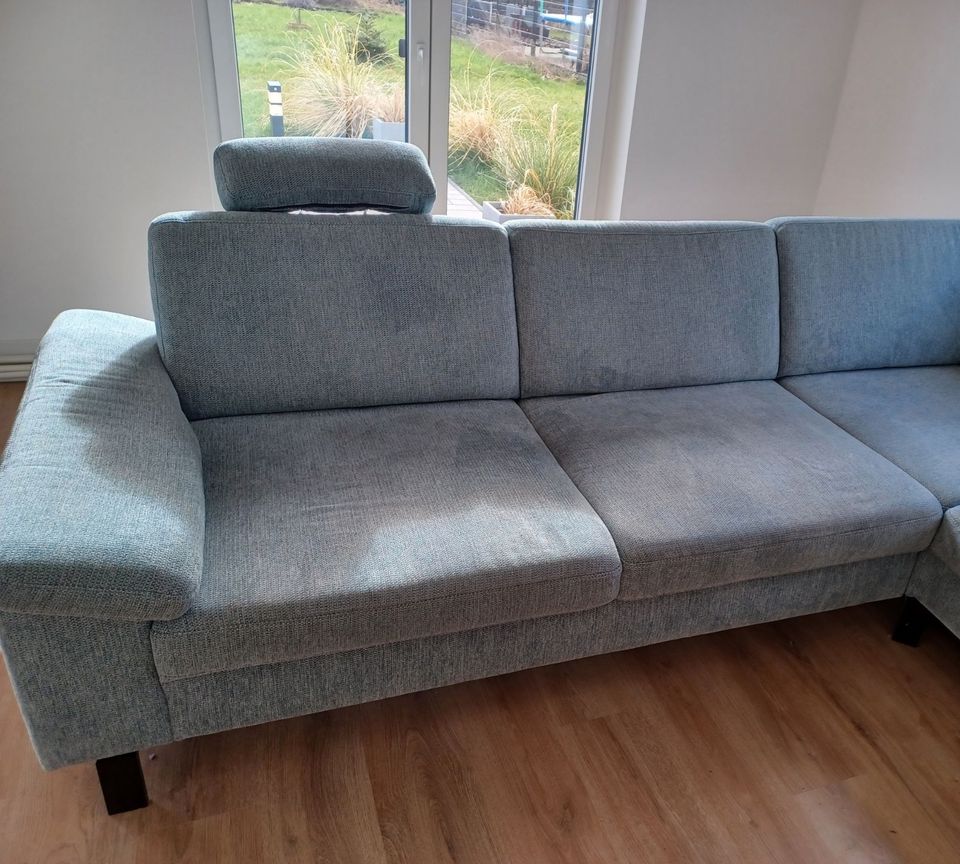 Sofa Récamiere Rechts Textil Metall Blau NP: 3726€ in Meitzendorf