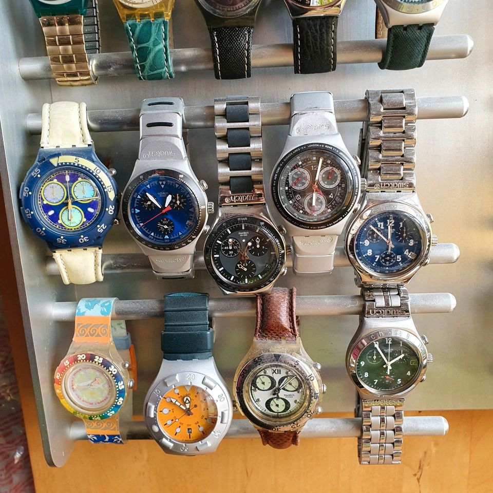 swatch Uhren Sammlung in Weilbach