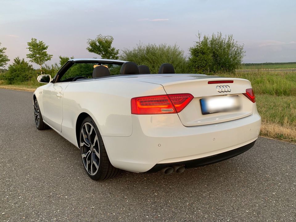Audi A5 Cabrio 2.0 TDI DPF S-Tronic Facelift S-LINE LED 19 Zoll in Bergheim