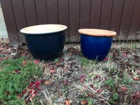 tip top: Gartenübertöpfe Blau, Terracotta, Pflanzschalen u. -korb Niedersachsen - Schellerten Vorschau