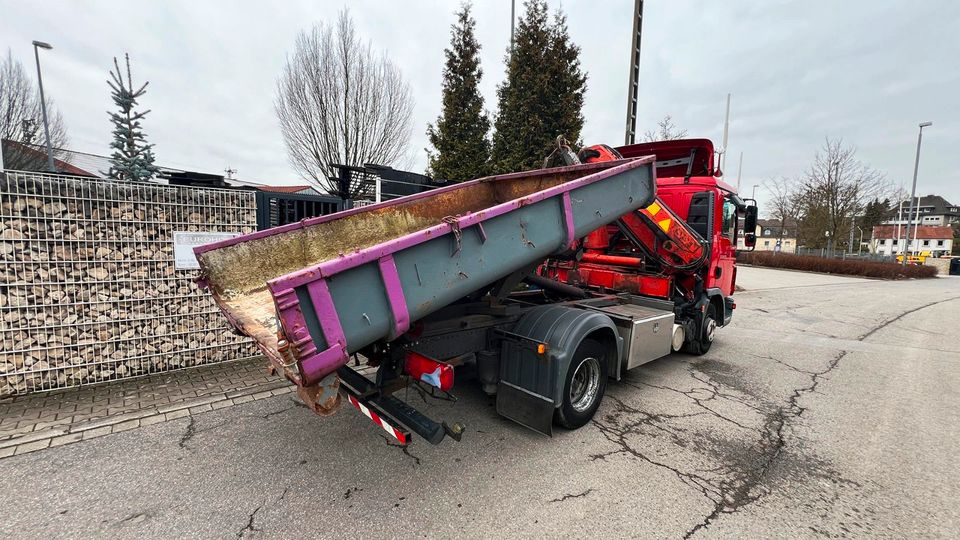 LKW MAN TGL 12.220 Kran Palfinger PK 7000, Abrollcontainer, AHK in Hagen