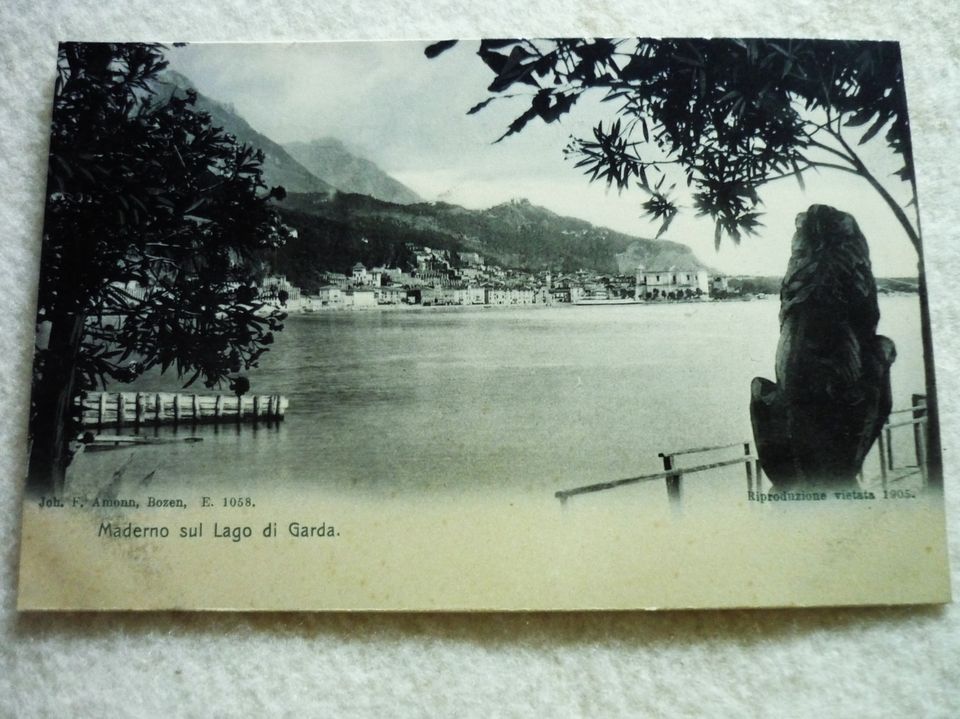 9 italienische Ansichtskarten vom Gardasee von ca 1900 in Baden-Baden