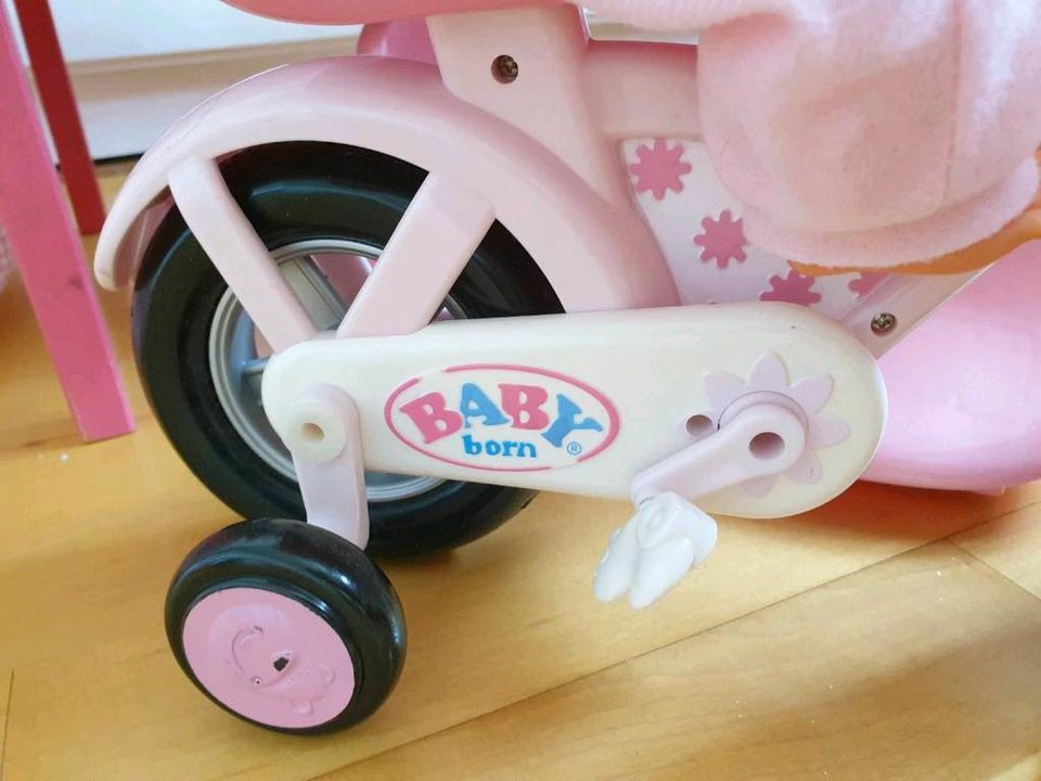 XXL ❤ Paket Puppen Schlitten Fahrrad Bett Kleidung Babyborn in Köln