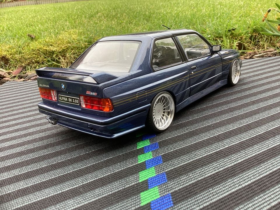 BMW Alpina B6 3,5S E30 blau met. Echt Alu 1/18 no M3 in Hattingen