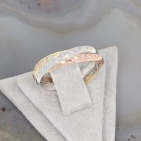 WERT 790 € TRICOLOR DIAMANT RING 585er 14 K GOLD vxlt 85250 Essen - Altenessen Vorschau