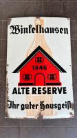 Emailleschild - Alte Reserve - Winkelhausen 1846 - Hausgeist Baden-Württemberg - Plochingen Vorschau