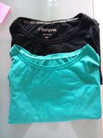 2 T Shirts von BonPrix  schwarz und grün Gr.52/54 Hessen - Darmstadt Vorschau