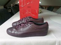 Hugo Boss Futurism Leder Sneaker Herren Gr. 44 weinrot NP 199,-€ Nordrhein-Westfalen - Winterberg Vorschau