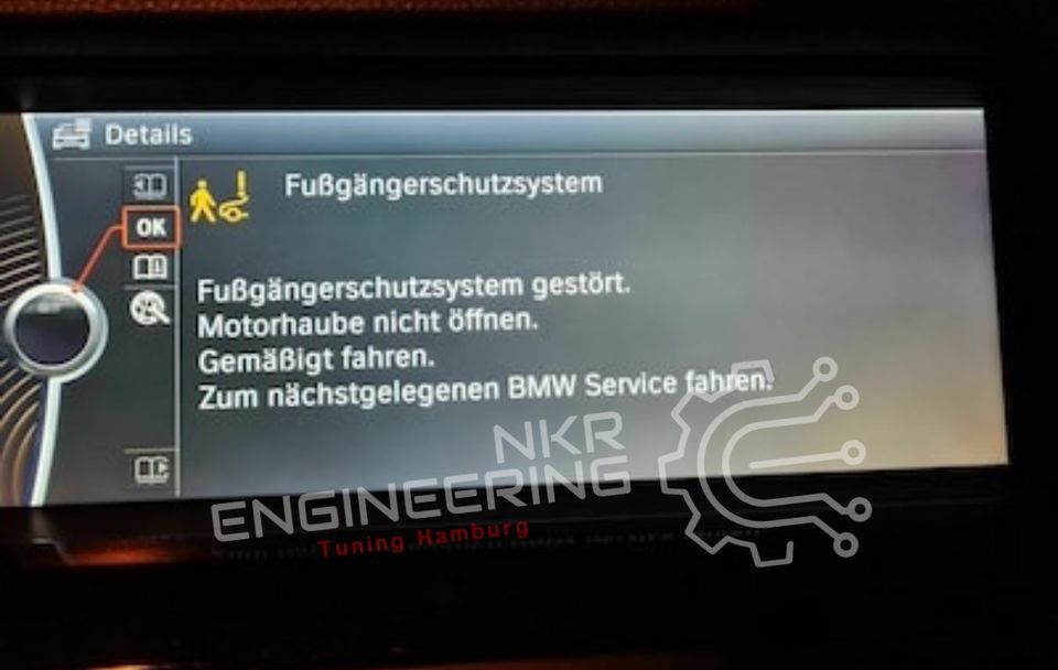 BMW F 10 11 F 20 21 22 F 30 31 Fußgängerschutz reparieren problem in Hamburg