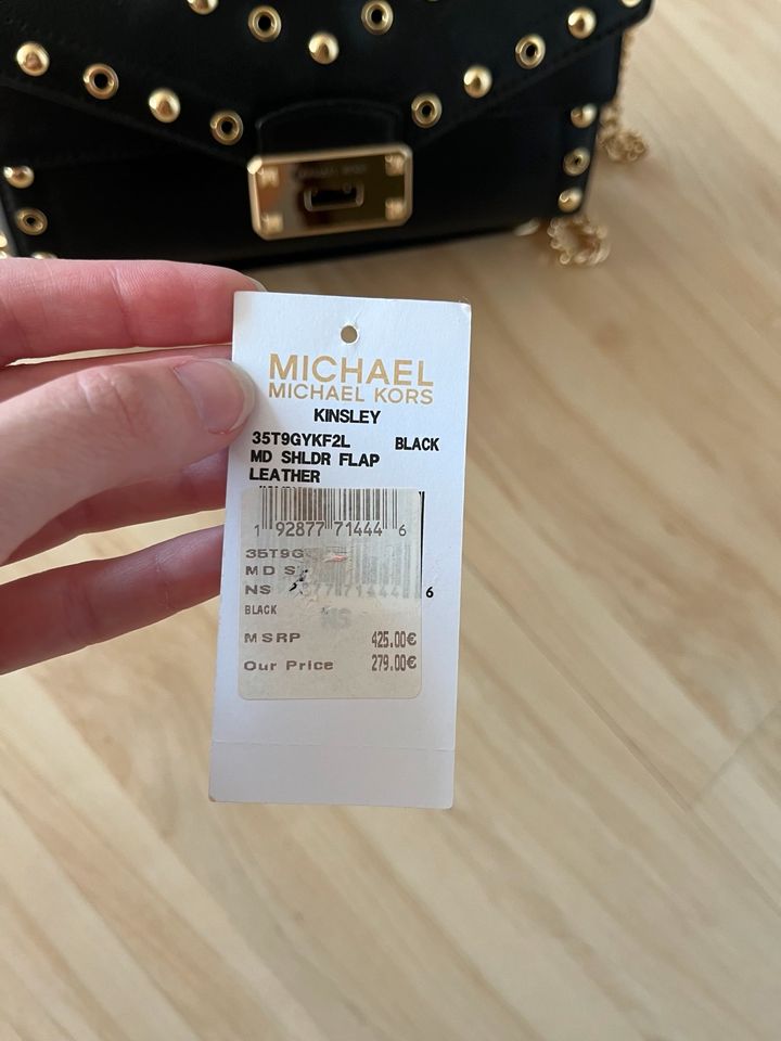 Michael Kors Tasche schwarz/gold *neu* in Hofkirchen