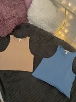 2 Tops beige und blau Bayern - Maisach Vorschau