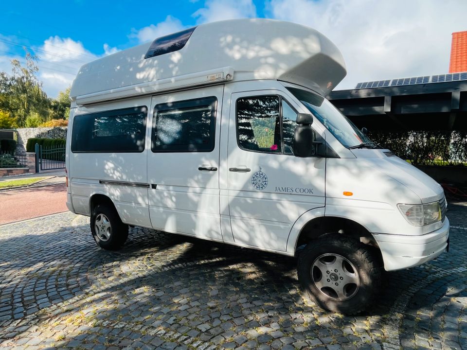 James Cook 4x4 Oberaigner Allrad Sprinter 312d 901 Allradcamper in Blankenheim bei Sangerhausen