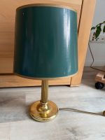 Lampe Tischlampe grün petrol 40 cm Messung Gold alt vintage Schleswig-Holstein - Lübeck Vorschau