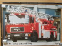 MAN Feuerwehr M90 Poster Drehleiter Rosenbauer Ziegler Kronenburg Rheinland-Pfalz - Arenrath Vorschau