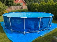 Intex Metal Frame Pool 457 x 107 inkl. Abdeckplane und Leiter Niedersachsen - Rhauderfehn Vorschau